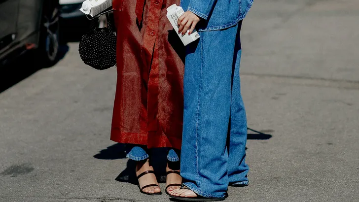 wide leg denim