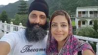 Ramandeep en haar  echtgenoot Sukhjit Singh