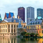 Parliament buildings in The Hague.