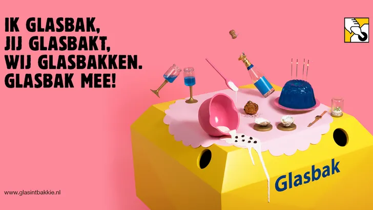 Gooi je glas in de glasbak tijdens de feestdagen