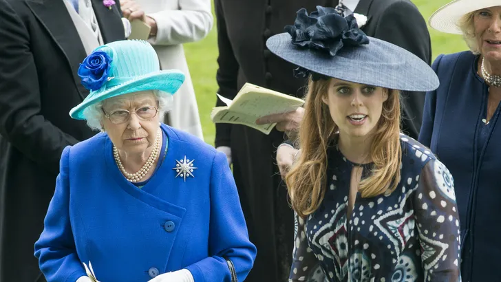 prinses Beatrice en Queen