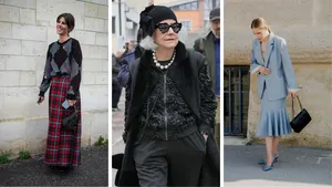 Van 'oubollige' schoenen tot chique twinsets: de Granny Chic trend is terug. Style de look van stijliconen als Anna Wintour en Prinses Diana.