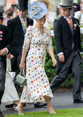 Sophie op de derde dag van de Royal Ascot, de zogenaamde 'Ladies Day' 