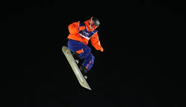 Melissa Peperkamp in actie op de Olympische Winterspelen 2026.