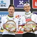 de echte tadej pogacar en lotte kopecky na de ronde van vlaanderen