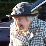 Queen Elizabeth II attends church