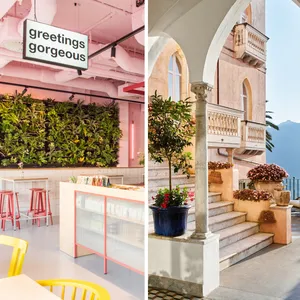 Van een poederroze paleis aan de Amalfikust tot Miami-vibes op Ibiza. Ontdek vijf waanzinnige roze hotels waar je maar wat graag wilt inchecken.