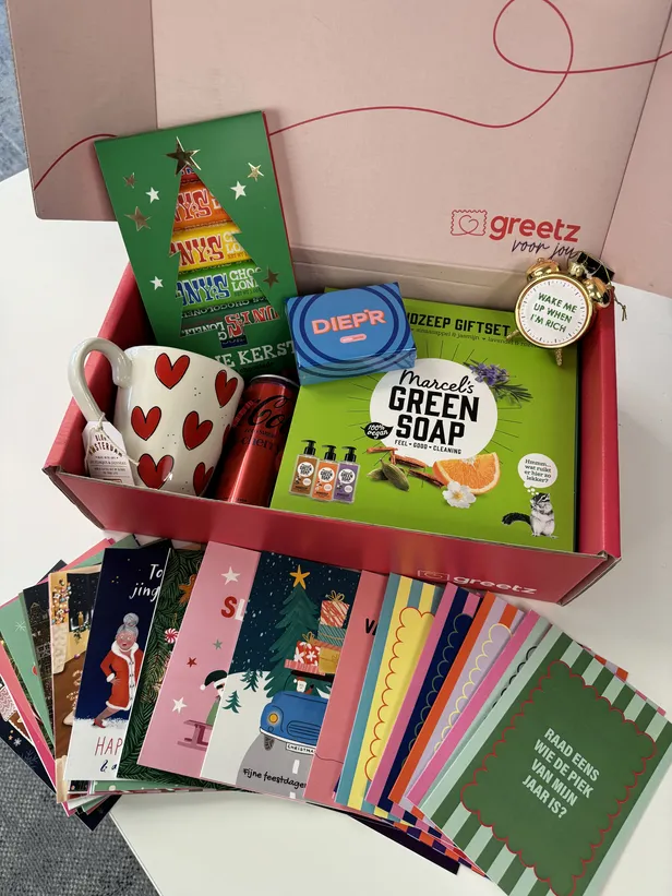 Het kerstpakket van Greetz 