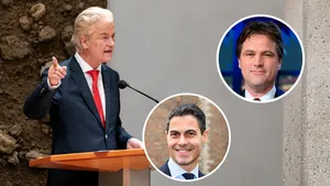 Geert Wilders en Jetten en Bontenbal (kleine fotos)