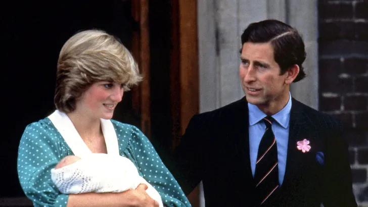 Diana en Charles met baby William