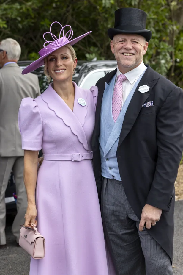 Traditie en etiquette Royal Ascot: foto van Zara en Mike Tindall.