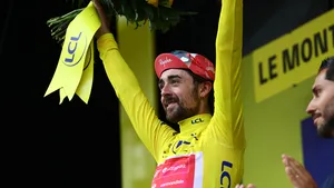 ben healy als leider van de tour