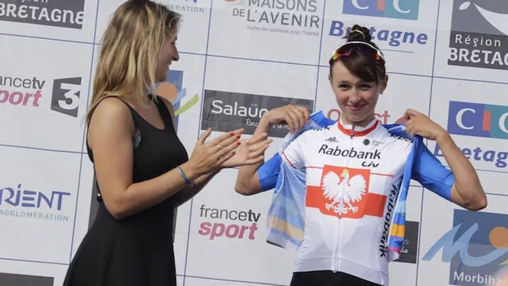 Katarzyna Niewiadoma pakt de overwinning in Limburg