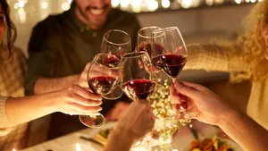 Wijntje kerstdiner