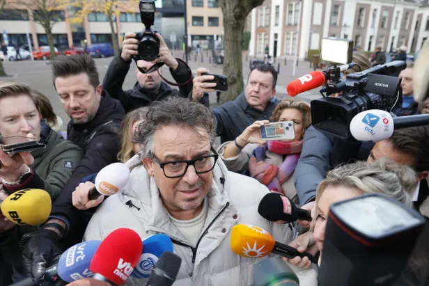 Bij de rechtszaak waren ongeveer alle Nederlandse media aanwezig. (Beeld: NL Beeld)
