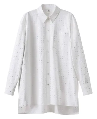 Shirt in white with glitter €149,00