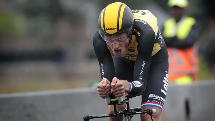 Tour of Britain: Lars Boom wint tijdrit na LottoNL-Jumbo dubbelslag
