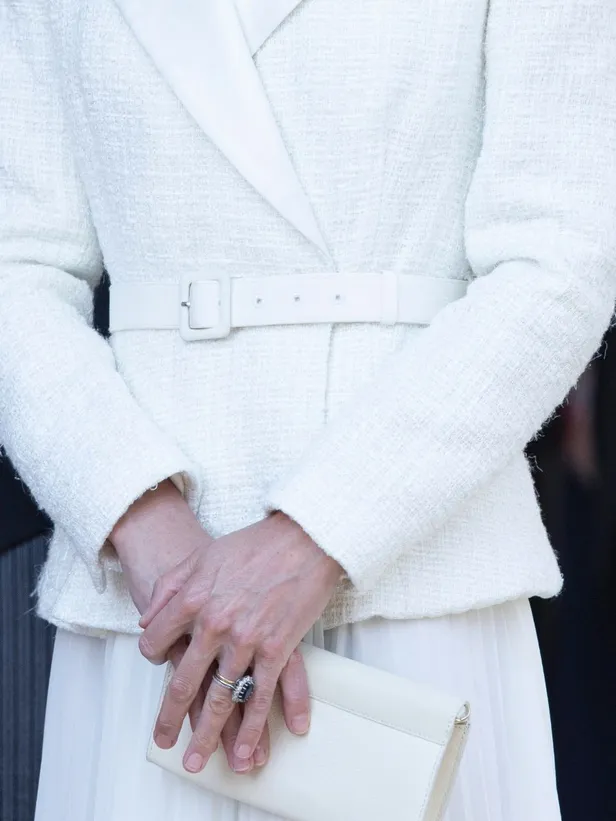 Kate haar manicure look tijdens de Order of the Garter Service (Beeld: NL Beeld) 