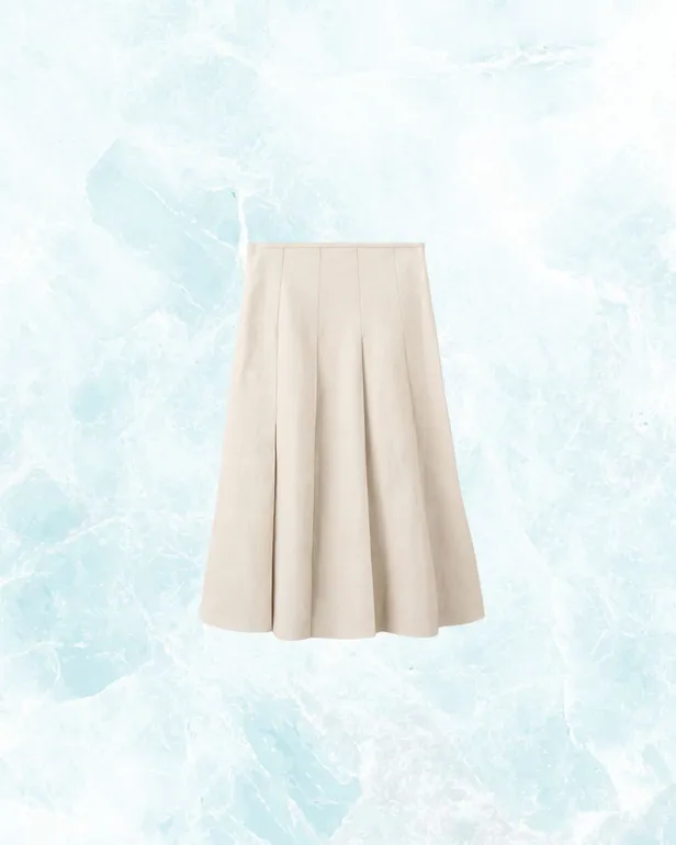 Leren rok Mango 