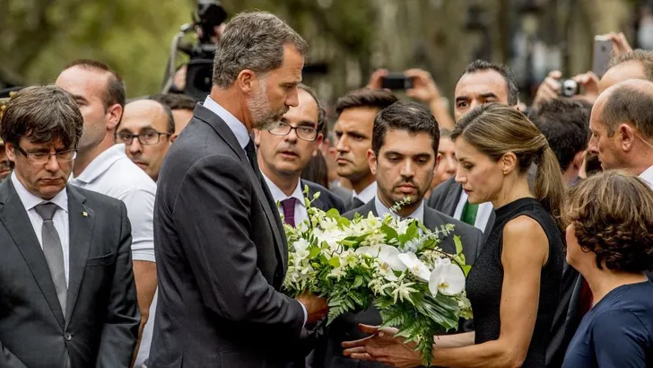 Spaanse royals begaan met slachtoffers aanslag