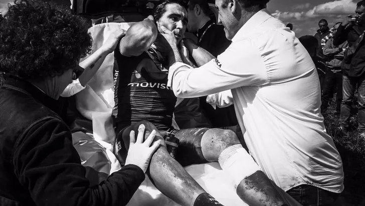 Ventoso slachtoffer schijfremmen in Parijs-Roubaix