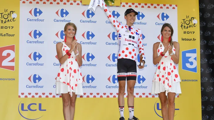 Tour de France: Warren Barguil mathematisch zeker van bolletjestrui