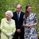 Queen Elizabeth, prins William en hertogin Kate