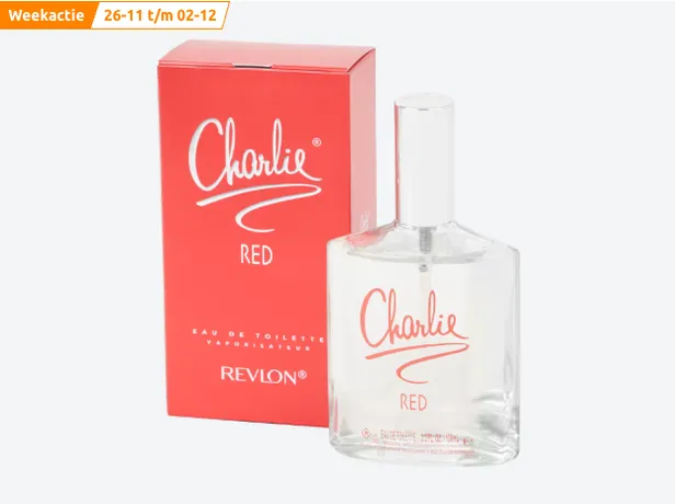 Revlon eau de toilette Charlie Red - €3,47 (100 ml) 