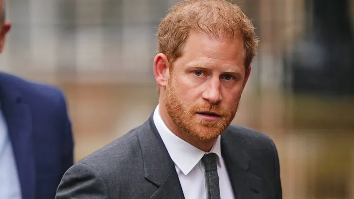 The Duke of Sussex arriving at the Royal Courts Of Justice