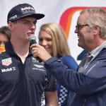 Max Verstappen en Olav Mol