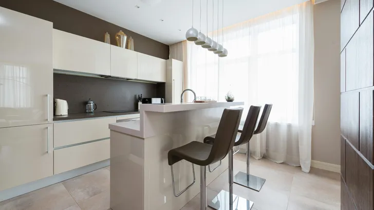 Beige keuken