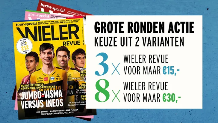 Grote Ronden actie: ontvang 3 of 8 keer Wieler Revue met tot 46% korting