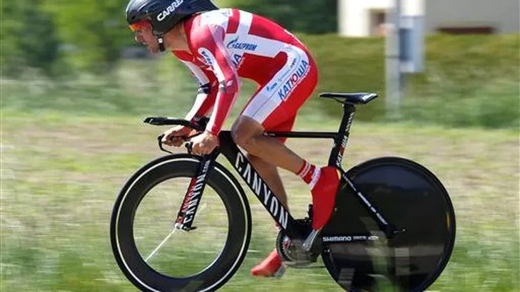 Vladimir Gusev na val uit Tour