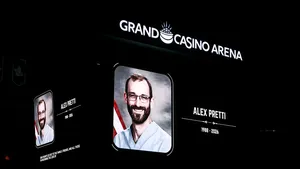 Pretti werd herdacht tijdens een hockey-wedstrijd