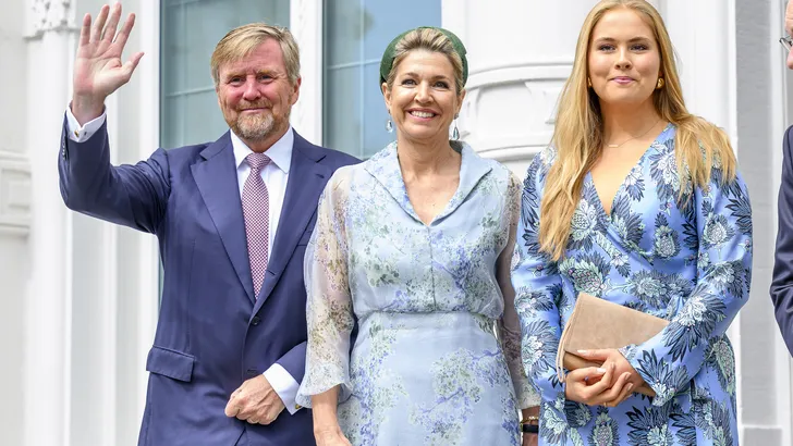 Koning Willem-Alexander, koningin Máxima en prinses Amalia