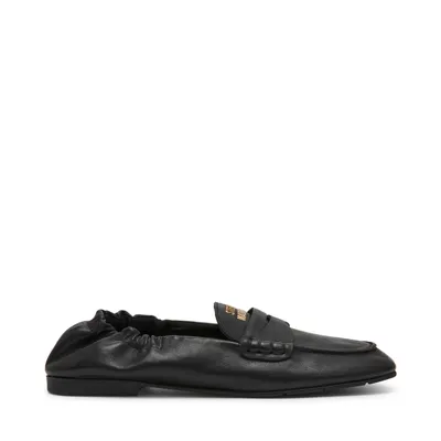 Newbury Flat Shoe Black Leather