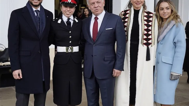 Dochter Rania op militaire academie