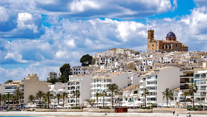 Foto van Altea, een dorpje aan de Costa Blanca van Spanje.
