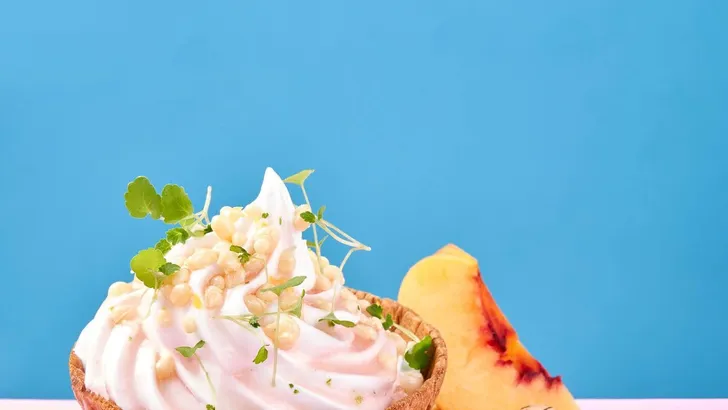 Champagne-ijs met echte champagne erin! 