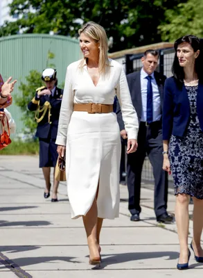 Koningin Máxima werd in 2022 al met dezelfde riem gespot.