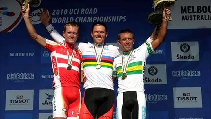 Hushovd eerste Scandinavische wereldkampioen