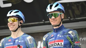 Dylan van Baarle in het tenue van Soudal Quick-Step.