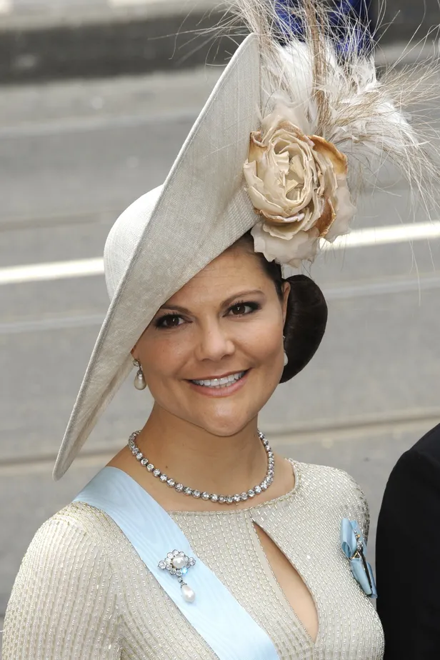 Prinses Victoria tijdens de inhuldiging van koning Willem-Alexander in 2013. 