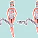 Barbiepop in meetlint gewikkeld - skinnytok