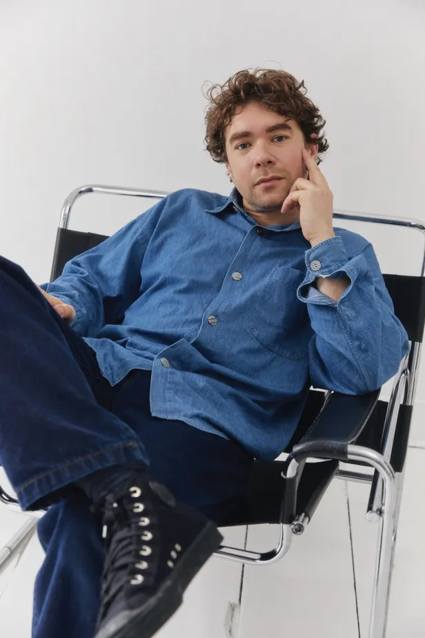 Bram Suijker in Grazia's Fashion Issue | Beeld: Ruud Janssen