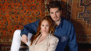 Dorian Bindels en Bertrie Wierenga in een shoot met Beau Monde