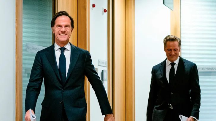 Mark Rutte en Hugo de Jonge