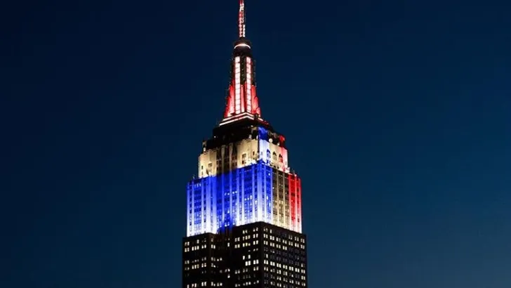 Empire State Building kleurt voor WK-finale