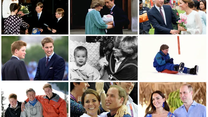 Prins William is 40: zo was hij als baby, tiener, twintiger en dertiger