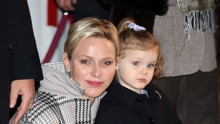 Lief: prinses Gabriella's eerste keer op ski's